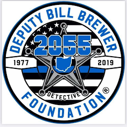 DEPUTY BILL BREWER FOUNDATION DETECTIVE 2055 1977 2019 logo