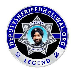 DEPUTYSHERIFFDHALIWAL.ORG DEPUTY EOW 9-27-2019 LEGEND logo