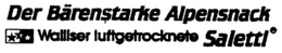 DER BÄRENSTARKE ALPENSNACK WALLISER LUFTGETROCKNETE SALETTI logo