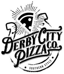 DERBY CITY PIZZA CO. · SOUTHERN STYLE · logo