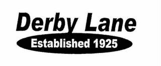 DERBY LANE ESTABLISHED 1925 logo