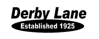 DERBY LANE ESTABLISHED 1925 logo