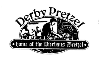 DERBY PRETZEL HOME OF THE BIERHAUS BRETZEL logo