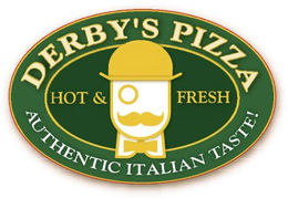 DERBY'S PIZZA HOT & FRESH AUTHENTIC ITALIAN TASTE! logo
