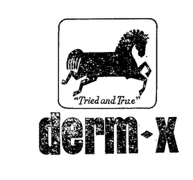 DERM-X "TRIED AND TRUE" logo
