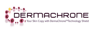 DERMACHRONE YOUR SKIN COPY WITH DERMACHRONE TECHNOLOGY SHIELD logo
