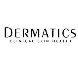 DERMATICS CLINICAL SKIN HEALTH logo