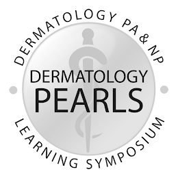 · DERMATOLOGY PEARLS DERMATOLOGY PA & NP · LEARNING SYMPOSIUM logo