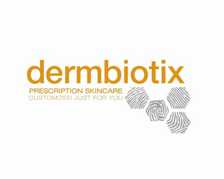 DERMBIOTIX PRESCRIPTION SKINCARE CUSTOMIZED JUST FOR YOU logo