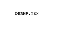DERM@.TEX logo