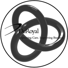 DEROYAL IMPROVING CARE IMPROVING BUSINESS logo