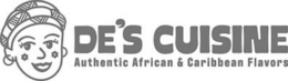 DE'S CUISINE AUTHENTIC AFRICAN & CARIBBEAN FLAVORS logo