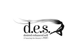 D.E.S. DESIRED ENHANCED SELF N'HANCING THE BEAUTY'N YOU! logo