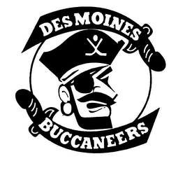 DES MOINES BUCCANEERS logo