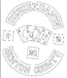 DESCENDANTS BENTON COUNTY MC 1776 logo