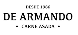 DESDE 1986 DE ARMANDO ·CARNE ASADA· logo