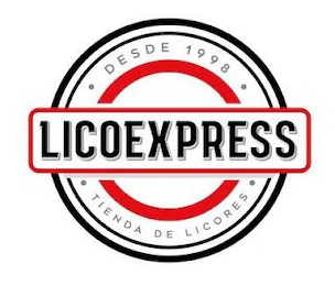 DESDE 1998 LICOEXPRESS TIENDA DE LICORES logo