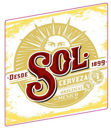 DESDE SOL 1899 CERVEZA ORIGINAL DE MEXICO logo