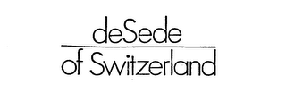 DESEDE OF SWITZERLAND logo