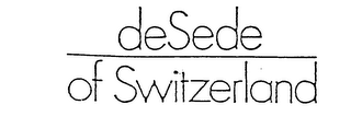 DESEDE OF SWITZERLAND logo