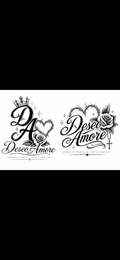 DESEO AMORE (DESIRE IS ETERNAL LOVE IS EMOTIONAL) logo