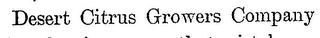 DESERT FRAGRANCE logo