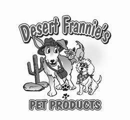 DESERT FRANNIE'S PET PRODUCTS logo