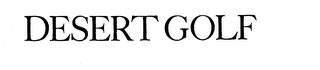 DESERT GOLF logo