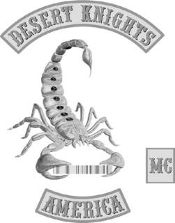 DESERT KNIGHTS OF AMERICA MC logo