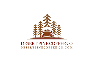 DESERT PINE COFFEE CO. WWW.DESERTPINECOFFEE CO.COM logo