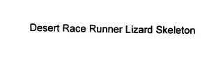 DESERT RACE RUNNER LIZARD SKELETON logo