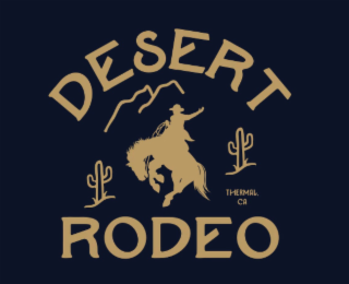 DESERT RODEO THERMAL, CA logo
