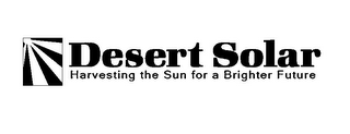 DESERT SOLAR HARVESTING THE SUN FOR A BRIGHTER FUTURE logo