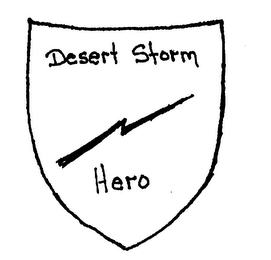 DESERT STORM HERO logo