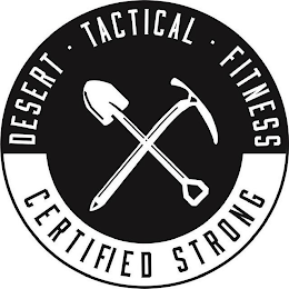 DESERT TACTICAL FITNESS CERTIFIED STRONG logo