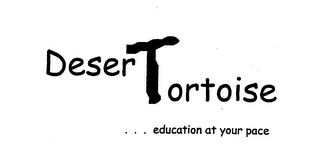 DESERTORTOISE . . . EDUCATION AT YOUR PACE logo