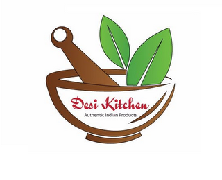 DESI KITCHEN AUTHENTIC INDIAN PRODUCTS logo