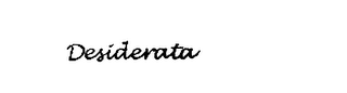 DESIDERATA logo