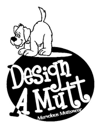 DESIGN A MUTT MARVELOUS MUTTSWEAR logo