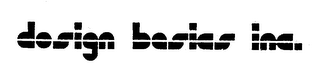DESIGN BASICS INC. logo