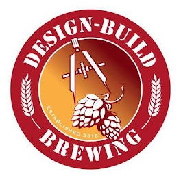 DESIGN-BUILD BREWING ESTABLISHED 2018 logo