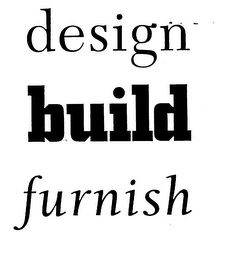 DESIGN BUILD FURNISH logo