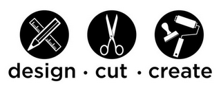 DESIGN · CUT · CREATE logo