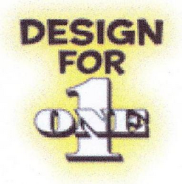 DESIGN FOR 1 ONE logo