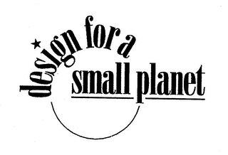 DESIGN FOR A SMALL PLANET logo