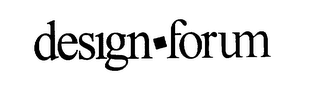 DESIGN FORUM logo