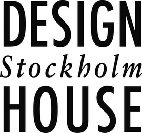 DESIGN STOCKHOLM HOUSE logo