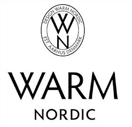 DESIGN WARM NORDIC WN EST. AARHUS DENMARK WARM NORDIC logo
