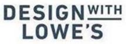 DESIGN WITH LOWE'S logo