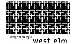 DESIGN WITH STYLE WEST ELM logo
